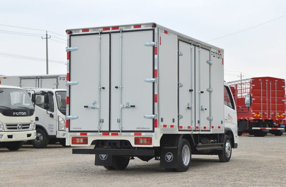 شاحنات صغيرة مستعملة شاحنة فوتون شاحنة شحن واحدة 3.6 متر ارتفاع 122 حصان