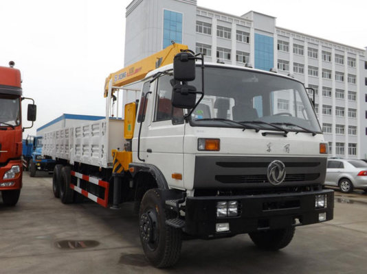 رافعة شاحنة مستعملة Dongfeng 6 * 4 وضع القيادة الحد الأقصى لحمل رافعة 10 طن يورو 3