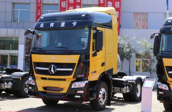 محرك LNG Weichai 460 حصان شاحنات النقل المستعملة بيبن جرار الحصان 6x4 يورو 6