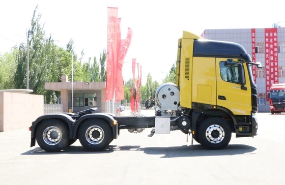 محرك LNG Weichai 460 حصان شاحنات النقل المستعملة بيبن جرار الحصان 6x4 يورو 6