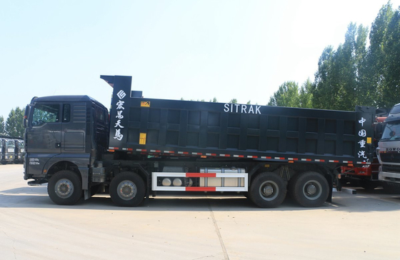 شاحنة الصينية للطاقة SITRAK G7H اللون الأسود تحميل 30 طن النقل على الطريق