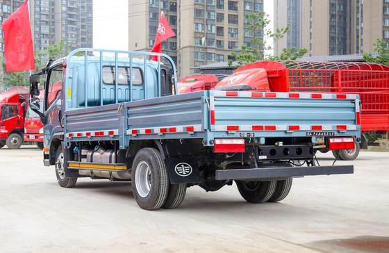 شاحنة شحن صغيرة مستعملة FAW سيارة واحدة مقعدين صندوق مسطح تحميل 2 طن علبة التروس السريعة
