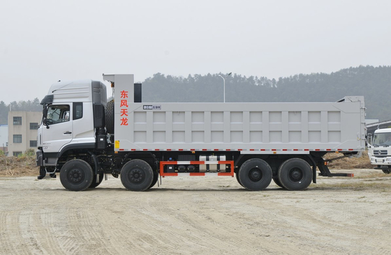 شاحنة قمامة مقطورة للبيع (دونغفينغ) 8×4 (تيبر) 600 حصان (كومينز) محرك 6 أسطوانات دليل
