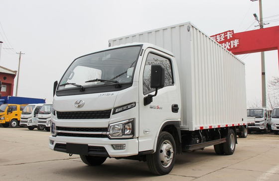 شاحنة الشاحنة SAIC شاحنة صغيرة 13.5m3 مربع واحد سيارة أجرة ورقة الربيع محرك الديزل لأفريقيا