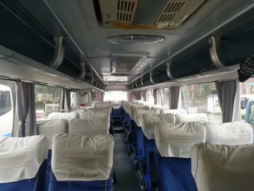 YUTONG الفرقة تستخدم حافلة سياحية 2013 سنة مع A / C / محرك الديزل Weichai 336hp