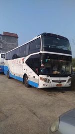 YUTONG الفرقة تستخدم حافلة سياحية 2013 سنة مع A / C / محرك الديزل Weichai 336hp