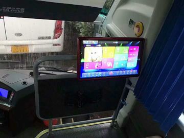 39 مقاعد مستعملة YUTONG Buses 2013 عام باب الكتروني مع مرحاض وسادة هوائية آمنة