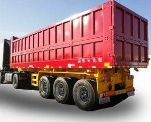 35 Ton Payload Used Semi Trucks، 3 Axles 2nd Hand Trailers Manual Operation