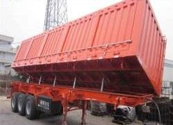 35 Ton Payload Used Semi Trucks، 3 Axles 2nd Hand Trailers Manual Operation