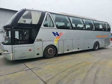 2013 العام 50 مقعد مستعمل حافلة سياحية يانجمان العلامة التجارية باب مزدوج السيارات مع وسادة هوائية كبيرة