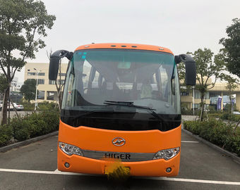 HIGER 30 Seats حافلة صغيرة مستعملة 8549x2450x3280mm مع محرك ديزل 200hp