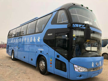 الحالي جديد وصول مستعملة حافلة Higer حافلة 39 مقاعد ديزل الأزرق طبقة A Wechai نصف تشغيل جيد