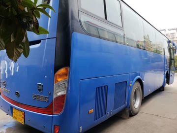 ZK6938H9 الأزرق المستخدمة الحافلات Yutong 39 مقعدا يستخدم رحلة حافلة 2010 سنة الأداء الكبير
