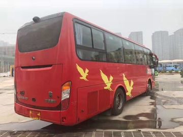 وصول جديد Yutong العلامة التجارية الأحمر المستخدمة حافلة الركاب 2013 سنة ناقل الحركة اليدوي