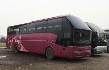 12m حافلة سياحية مستعملة باليد تجديد محرك 25-65 مقاعد