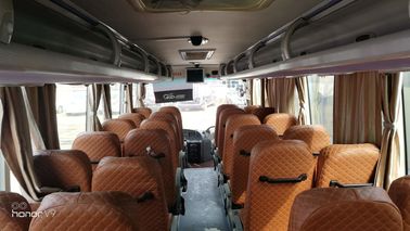 مقاعد Luxery الأزرق مستعملة Yutong Bus 39 مقعد 2010 سنة ديزل Yuchai محرك طويل العمر سيارة كبيرة جدا