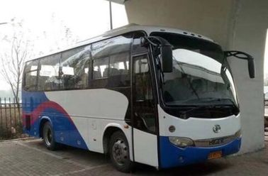 33 مقعدًا حافلة سياحية مستعملة Higer Brand YC Engine Passenger Coach Bus