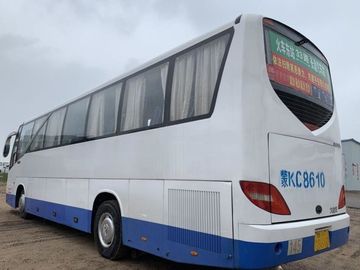 الحافلات المستعملة 51 مقعدًا تستخدم King Long Manual Coach Bus Cummis Engine