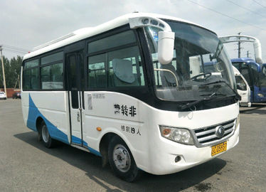 19 مقعدًا Yutong ZK6608 حافلة سياحية صغيرة مستعملة بمحرك ديزل Yuchai