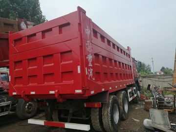6 × 4 شاحنة قلابة 371 حصان شاحنات قلابة مستعملة بسعة تحميل 20 طن - 30 طن