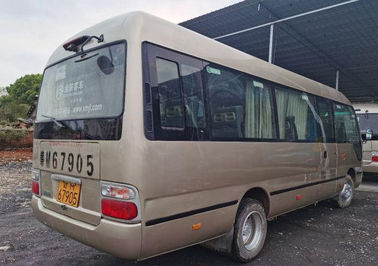 حافلة تجارية مستعملة بحافلة كوستر فاخرة 22 مقعدًا بارتفاع 2640 ملم وقاعدة عجلات 4085 ملم