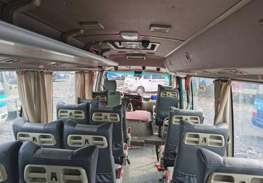حافلة تجارية مستعملة بحافلة كوستر فاخرة 22 مقعدًا بارتفاع 2640 ملم وقاعدة عجلات 4085 ملم