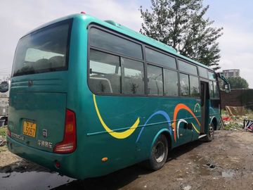 22 مقعدًا حافلات Yutong مستعملة YC4S145-30 محرك 4 أسطوانات ZK6752D حافلة صغيرة مستعملة