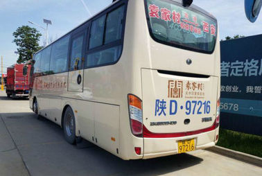 39 مقعدًا للركاب 2016 سنة RHD مستعملة Yutong حافلات Yuchai محرك خلفي ZK6908