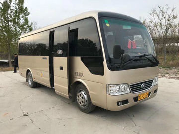 Yutong 19 مقعدًا 2015 سنة كوستر مستعملة حافلة ركاب صغيرة