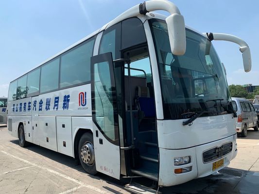تستخدم حافلة Yutong للمبيعات نموذج ZK6122 الأبواب المزدوجة 51 مقعدًا من الصلب الشاسيه Euro III بحالة جيدة