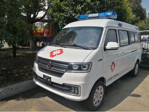 سيارة إسعاف Jinbei Goldcup Turbocharged 2945mm Wheelbase للطوارئ