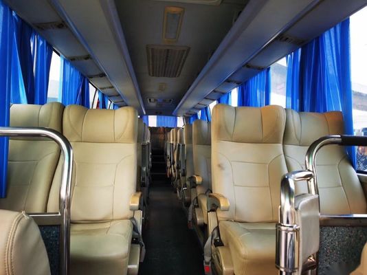 تستخدم حافلة الحافلة اليسرى بحالة جيدة مع AC Euro III موديل XML6102 45 مقعدًا تستخدم Golden Dragon Bus