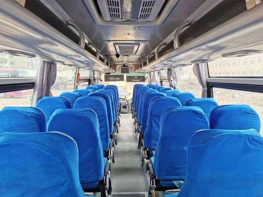 47 مقعدًا تستخدم Yutong ZK6107 Bus حافلة سياحية مستعملة 2013 سنة 100 كم / ساعة