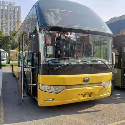 تستخدم حافلات Yutong ZK6122 47 مقاعد VIP مع مرحاض مزدوج الأبواب محرك Weichai 247kw
