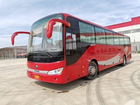 ZK6122 مستعملة حافلة Yutong ماركة 55 مقعدًا 2017 منخفض الكيلومتر الخلفي محرك الهيكل الصلب مقاعد VIP