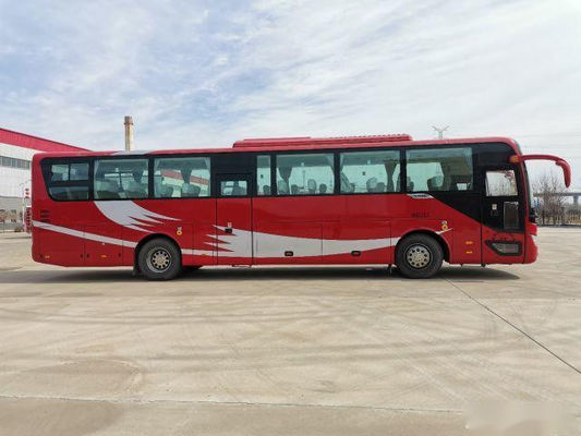 ZK6122 مستعملة حافلة Yutong ماركة 55 مقعدًا 2017 منخفض الكيلومتر الخلفي محرك الهيكل الصلب مقاعد VIP