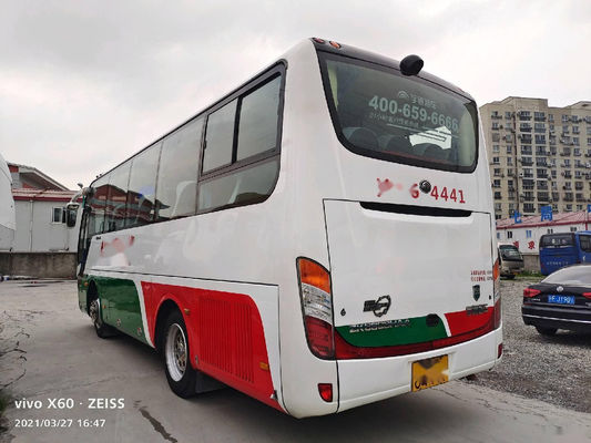 تستخدم حافلات Yutong ZK6808 35 مقعدًا Yuchai Engine 147kw حافلة ركاب منخفضة كيلومتر
