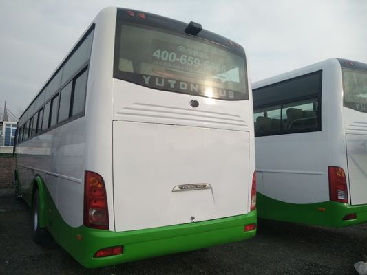 تستخدم Yutong Buses Steel Chaisher Front Engine Bus 53 مقعدًا تستخدم حافلة سياحية حافلة للكونغو