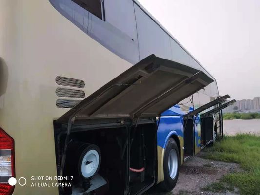 55 مقعدًا تستخدم Yutong ZK6127 Bus حافلة حافلة مستعملة عام 2012 محرك ديزل في حالة جيدة