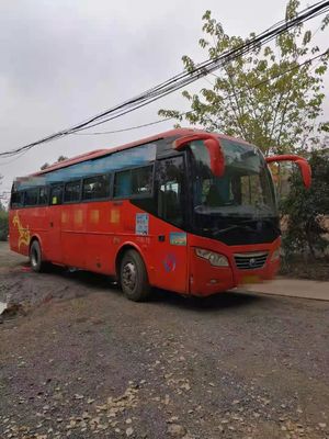 44 مقعدًا تستخدم Yutong ZK6102D Bus حافلة حافلات مستعملة 2014 سنة محرك أمامي توجيه محركات LHD ديزل