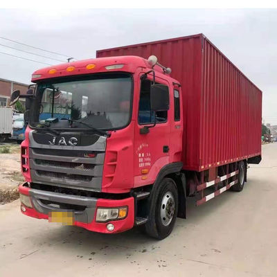 مستعملة 5Ton 10Ton JAC Brand مستعمل 4x2 LHD Cargo Van Truck مستعمل 2016 سنة