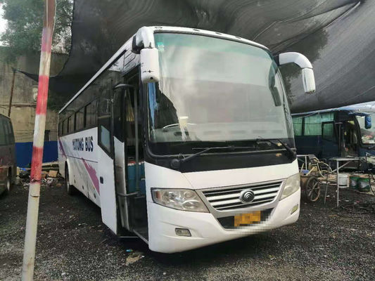 54 مقعدًا 2010 سنة مستعملة Yutong Bus ZK6112D محرك ديزل أمامي LHD Driver بدون حوادث