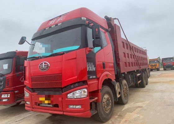 الصين مستعملة FAW J6P شاحنة ثقيلة 420 حصان 8X4 8.2m شاحنة قلابة CA5310ZLJP66K24L6T4AE5
