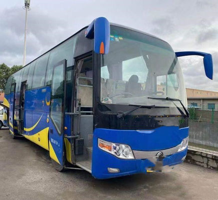 Yutong العلامة التجارية حافلة مستعملة 54 مقعدًا أبواب مزدوجة محرك ديزل خلفي Yuchai Euro IV حافلة ركاب Yutong مستعملة