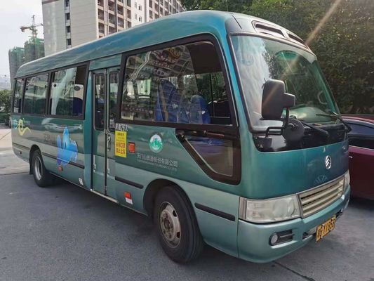 2015 سنة 26 مقعدًا تستخدم حافلة Golden Dragon Coaster ، حافلة صغيرة مستعملة مع محرك هينو