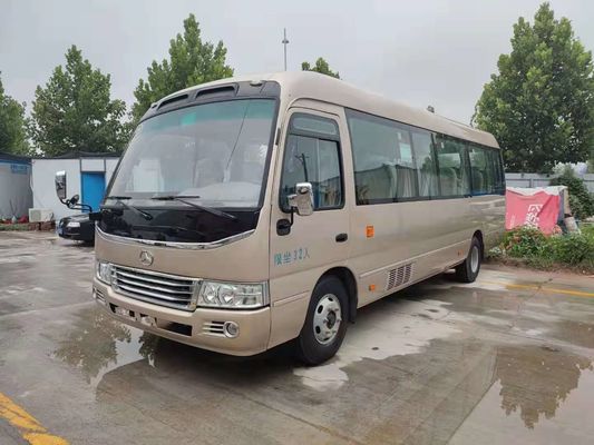 2020 سنة 32 مقعدًا تستخدم حافلة Jiangling Coaster ، حافلة صغيرة تستخدم حافلة صغيرة مع مقعد أعمال للأعمال