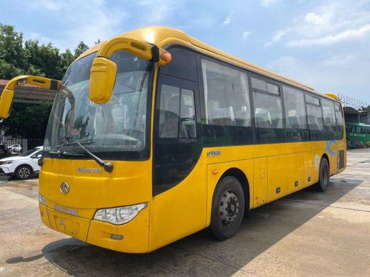 تستخدم Kinglong Bus XMQ6110 المحرك الخلفي للحافلة ذات الأبواب المزدوجة 50 مقعدًا وهيكل وسادة هوائية Euro IV