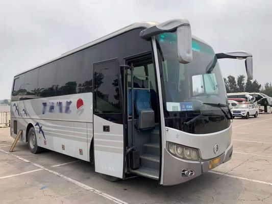 تستخدم Golden Dragon Bus XML6897 حافلة سياحية مستعملة 39 مقعدًا Yuchai محرك خلفي 180kw هيكل وسادة هوائية