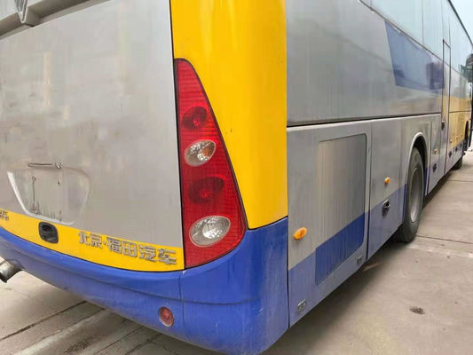 تستخدم الحافلة السياحية العلامة التجارية Foton Bus 51seats Yuchai محرك خلفي عالي الجودة حافلة 243kw