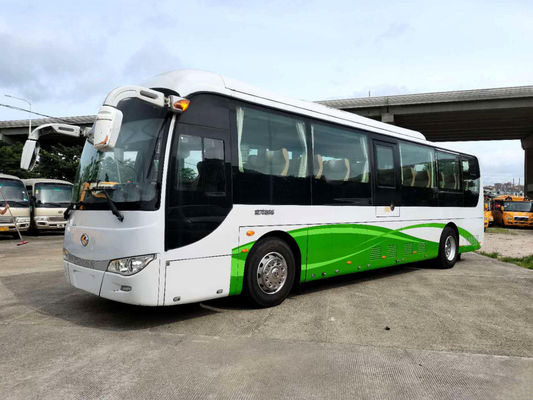 الحافلة الكهربائية Kinglong 6110 حافلة مستعملة مع 49 مقعدًا حافلة ركاب سياحية فاخرة لأفريقيا في حالة جيدة